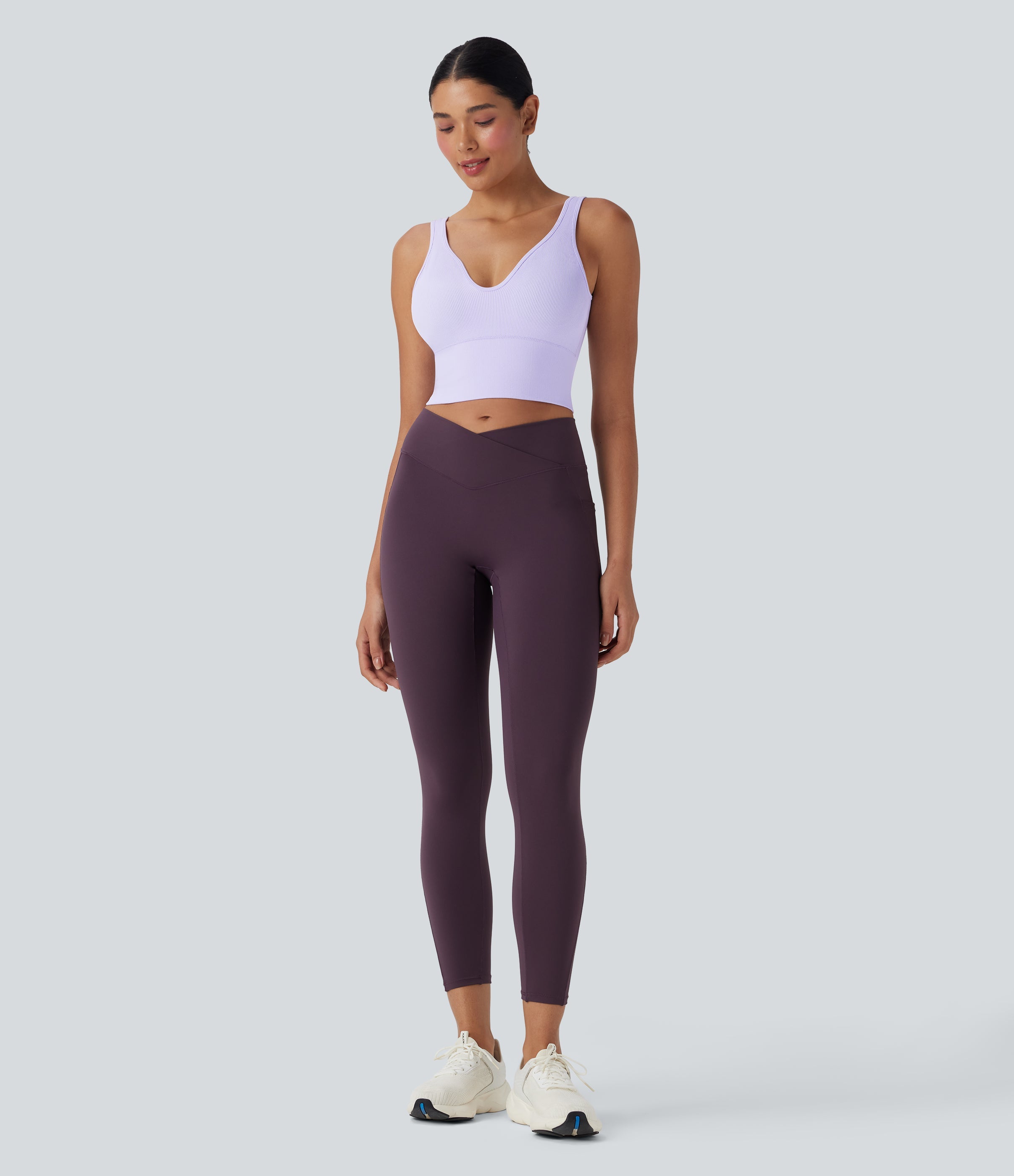 Seamless Flow Cropped Yoga Tank Top