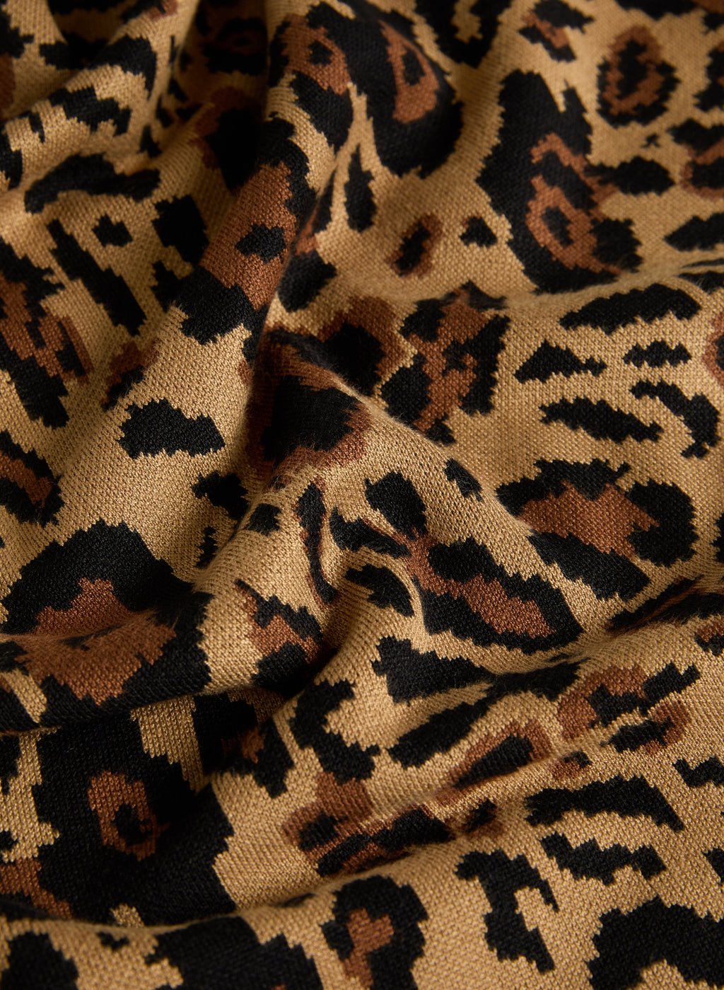 Animal Print Pull-Over Sweater