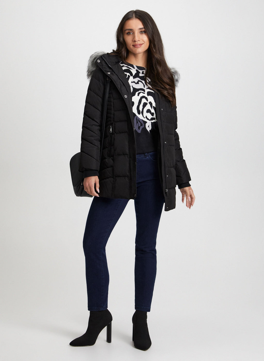 Vegan Down Quilted Coat