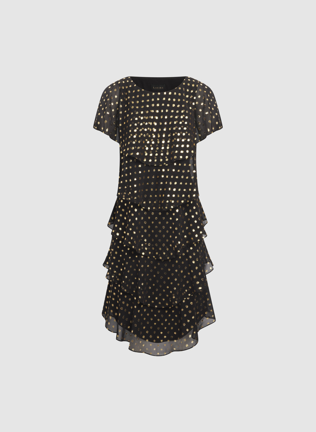 Polka Dot Tiered Dress