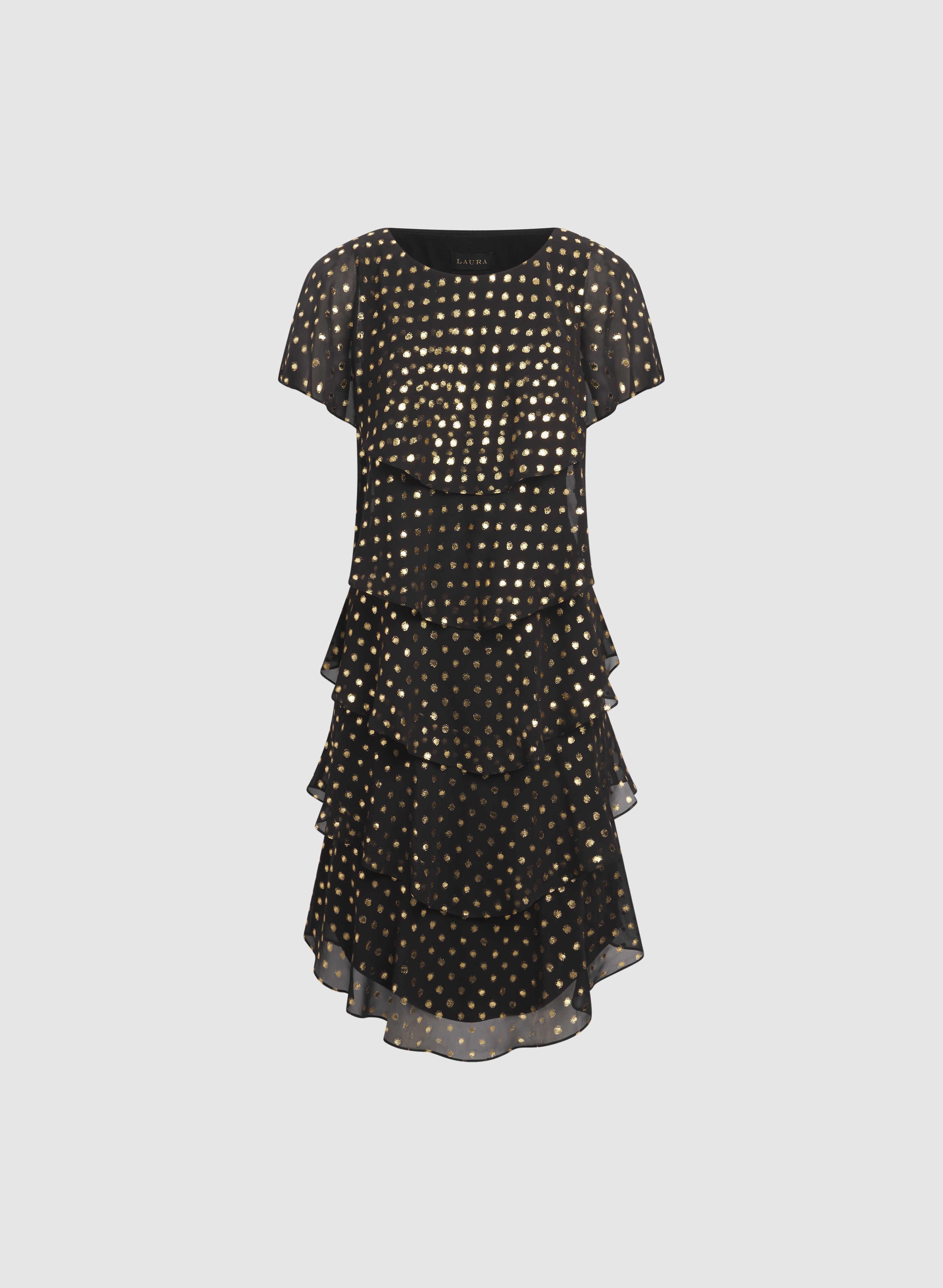 Polka Dot Tiered Dress