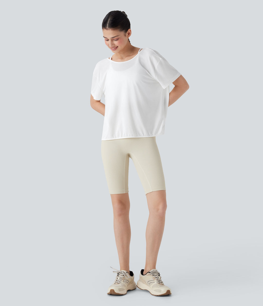 Short Sleeve Yoga Sports Top