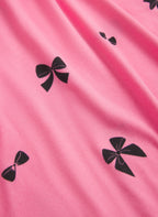 Bow Print Jersey Nightgown