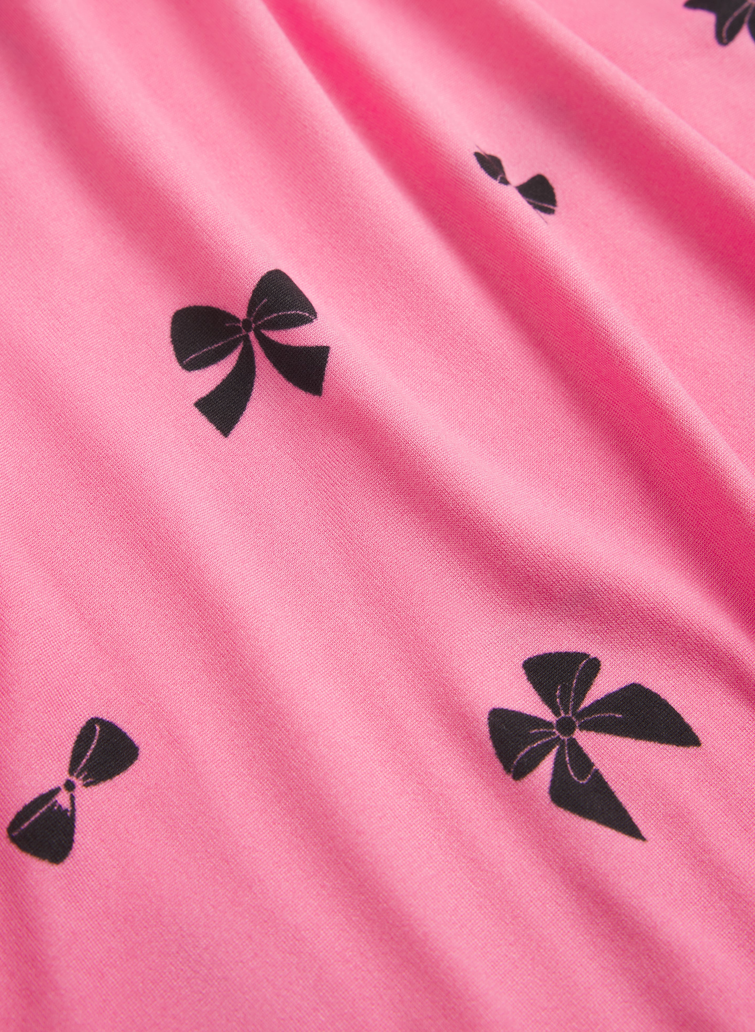 Bow Print Jersey Nightgown