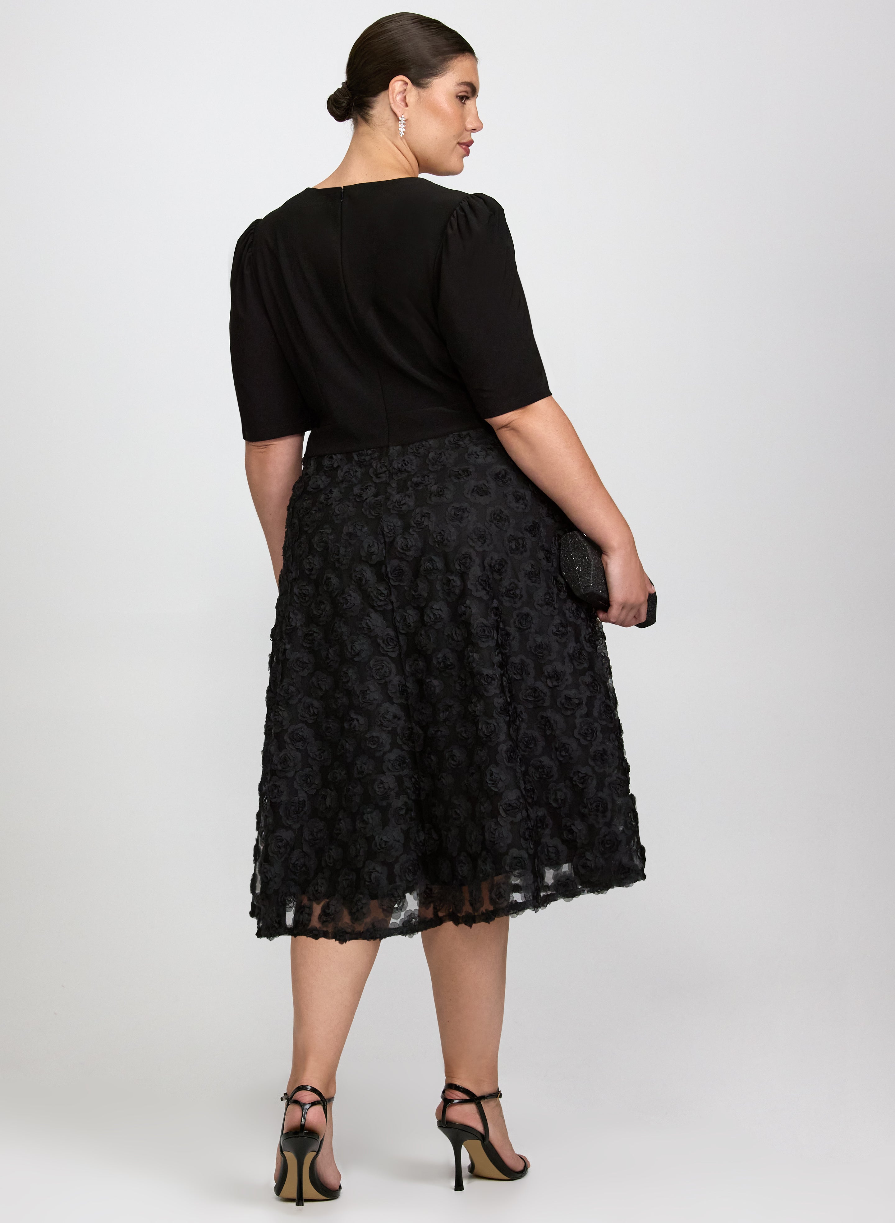 Rose Embroidered Dress