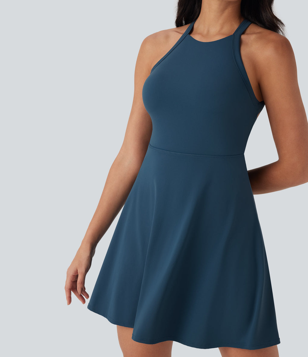 SoftlyZeroTM Airy Cool Touch Dance Active Dress-Easy Peezy