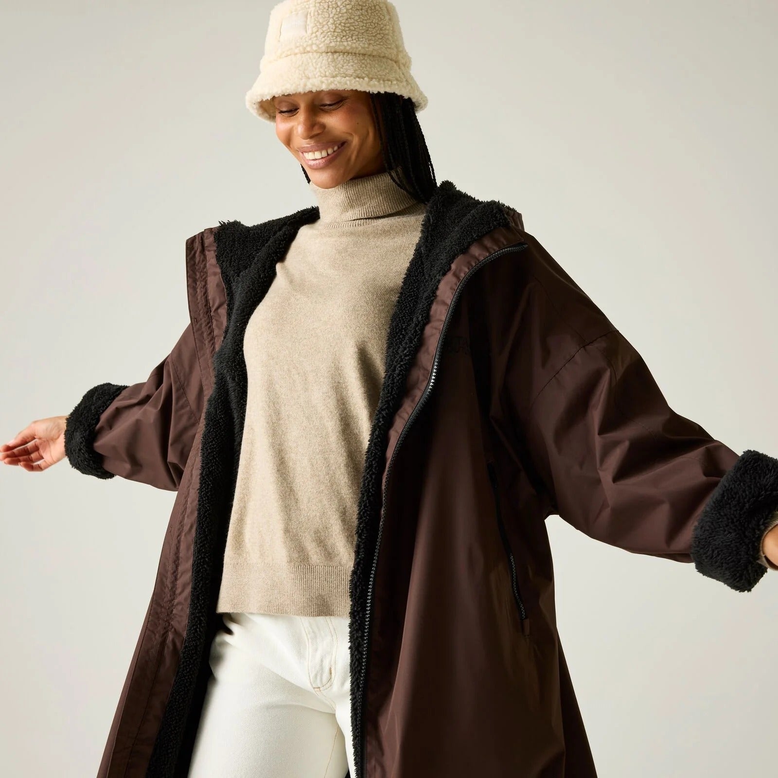 Rega 🔥2026 Winter Hot Sale🔥 2026 New Outdoor Active Adults Waterproof Changing Robe