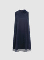Tonal Pearl Embellished Dress