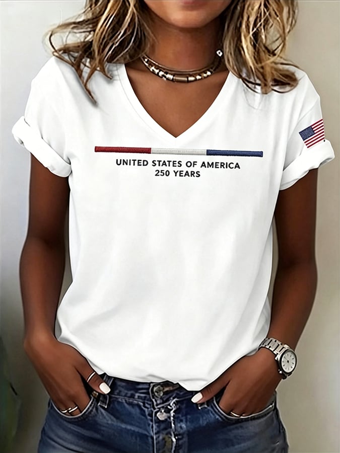 Women's America 250th Anniversary  T-shirt