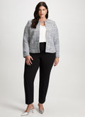Bouclé Jacket & Straight Leg Pants