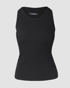 ChicMe Built-in Bra Ribbed Round Neck Tank Top