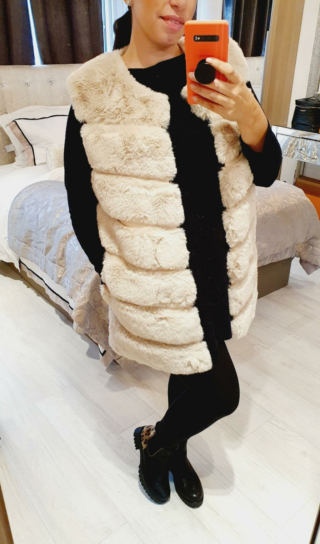 Gracie Faux Fur Gilet