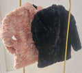 Sibel Kids Hooded Faux Fur Coat