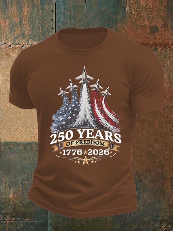 Men's   250 YEARS OF FREEDOM Print T-Shirt