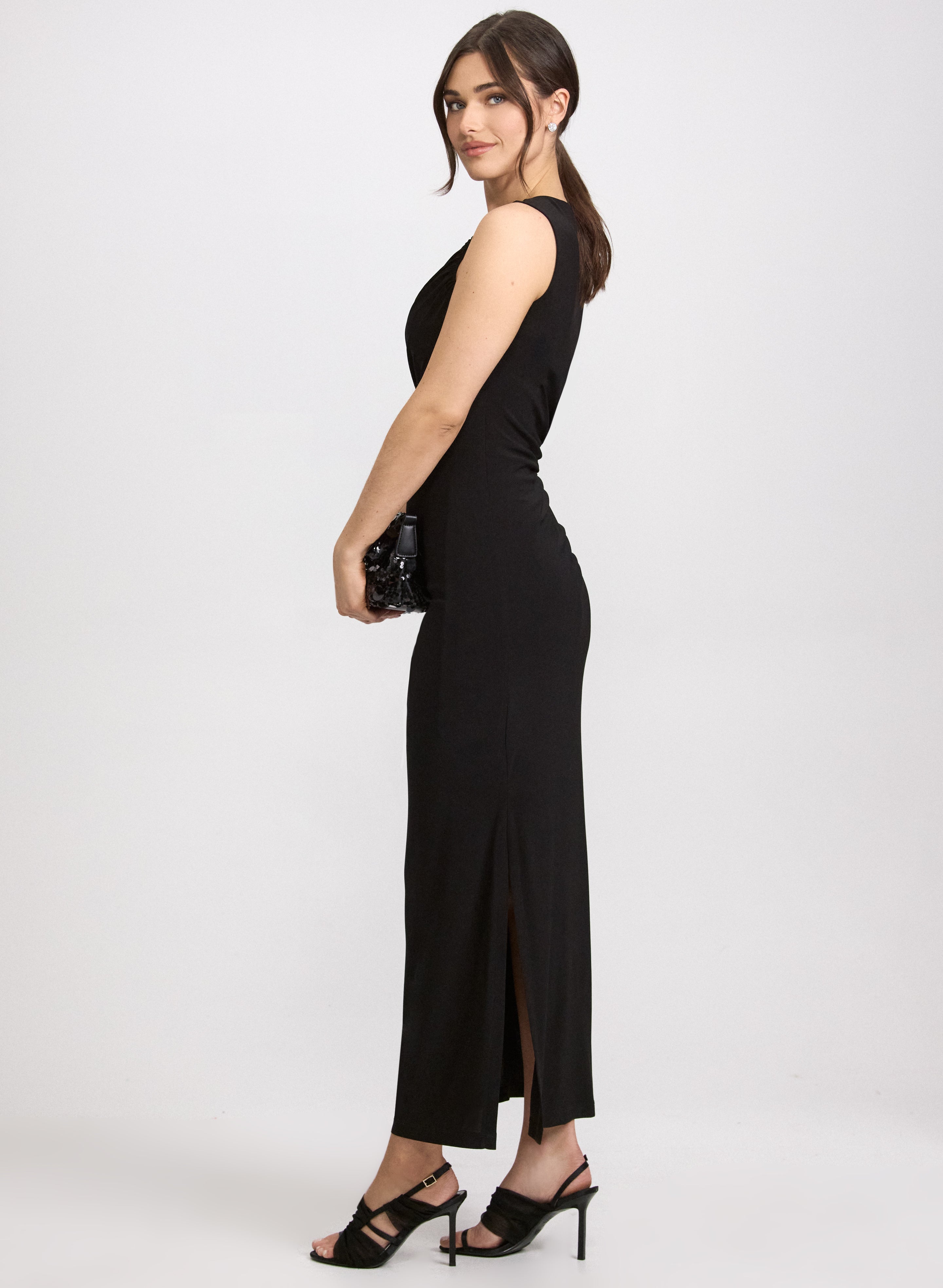 Ruched Jersey Dress
