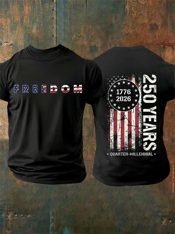 Men's  American 250th Print T-Shirt