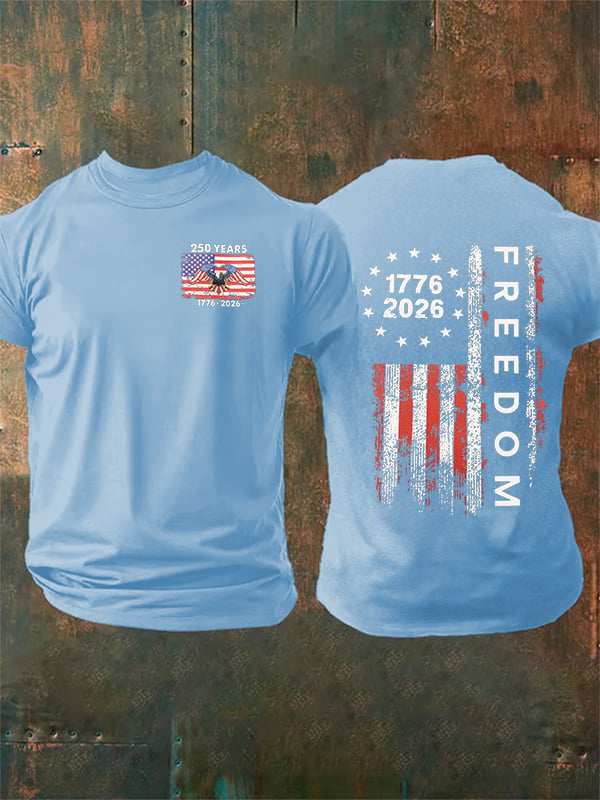 Men's  Freedom  Print T-Shirt