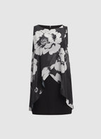 Metallic Floral Dress