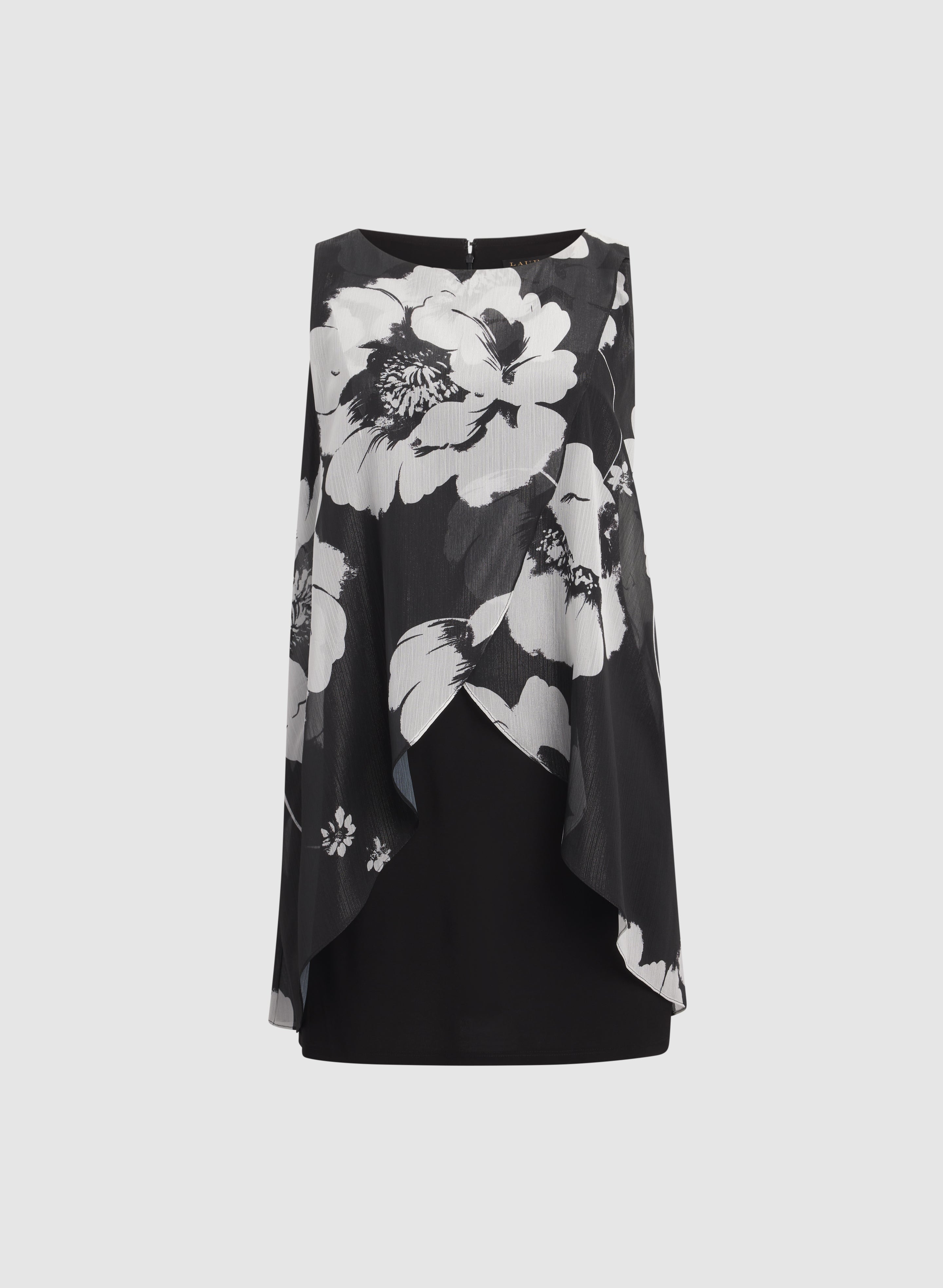Metallic Floral Dress