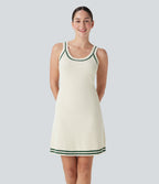 Color Block Mini Casual Sweater Knit Dress