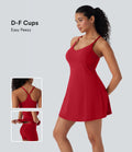 SoftlyZeroTM Airy 2-in-1 Cool Touch Mini Dance Active Dress with Pockets-Easy Peezy Edition-D/DD/DDD/F Cups