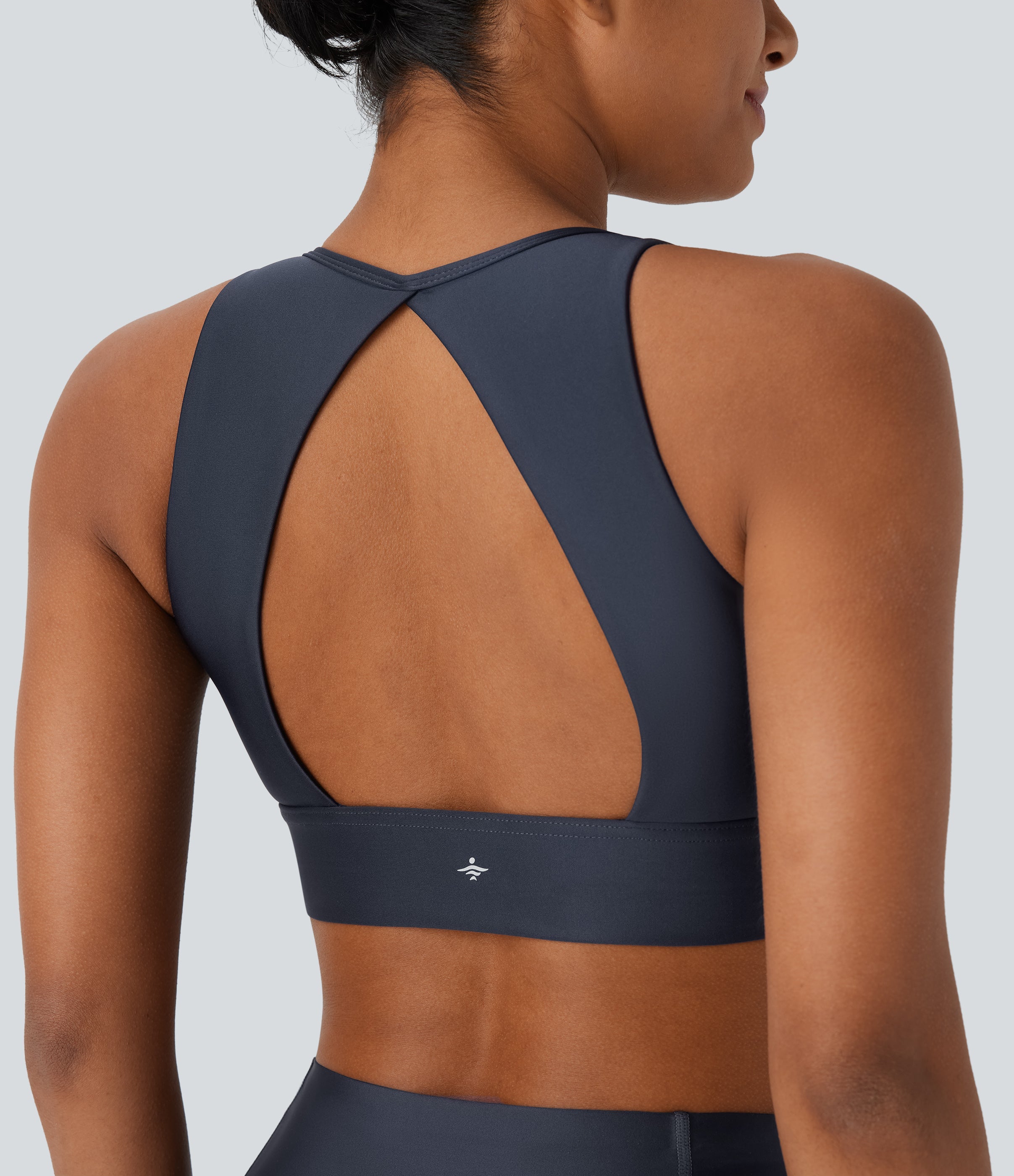 Light Support Sheen Yoga Sports Bra