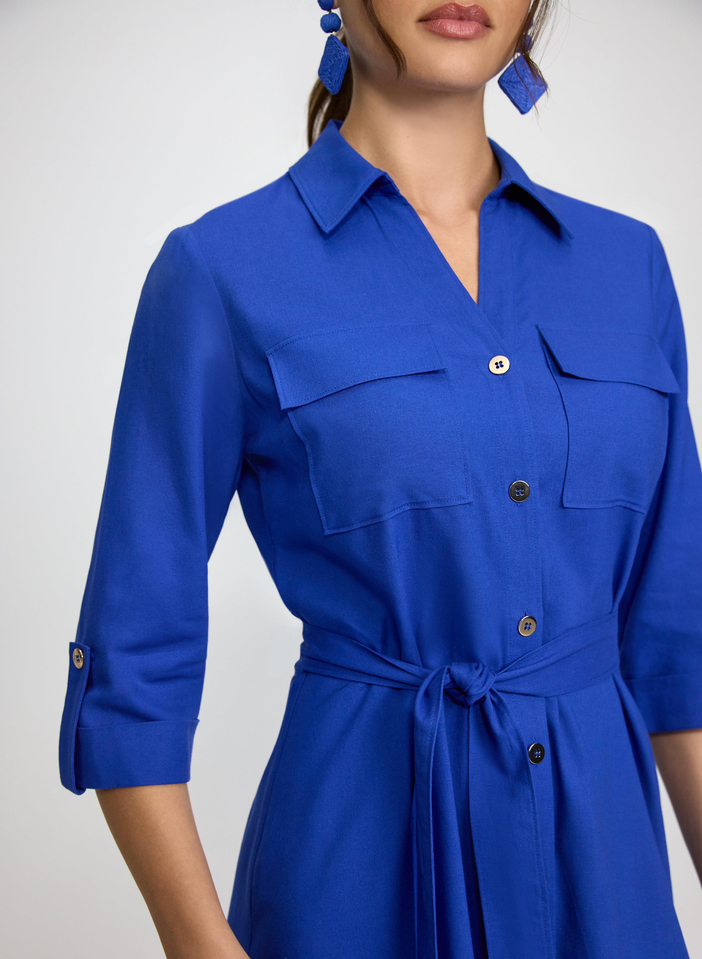 Button-Down Shirt Dress