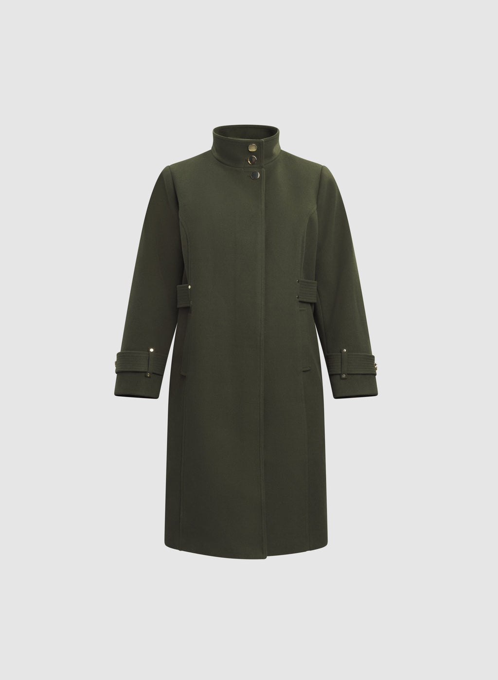 Long Button-Down Coat
