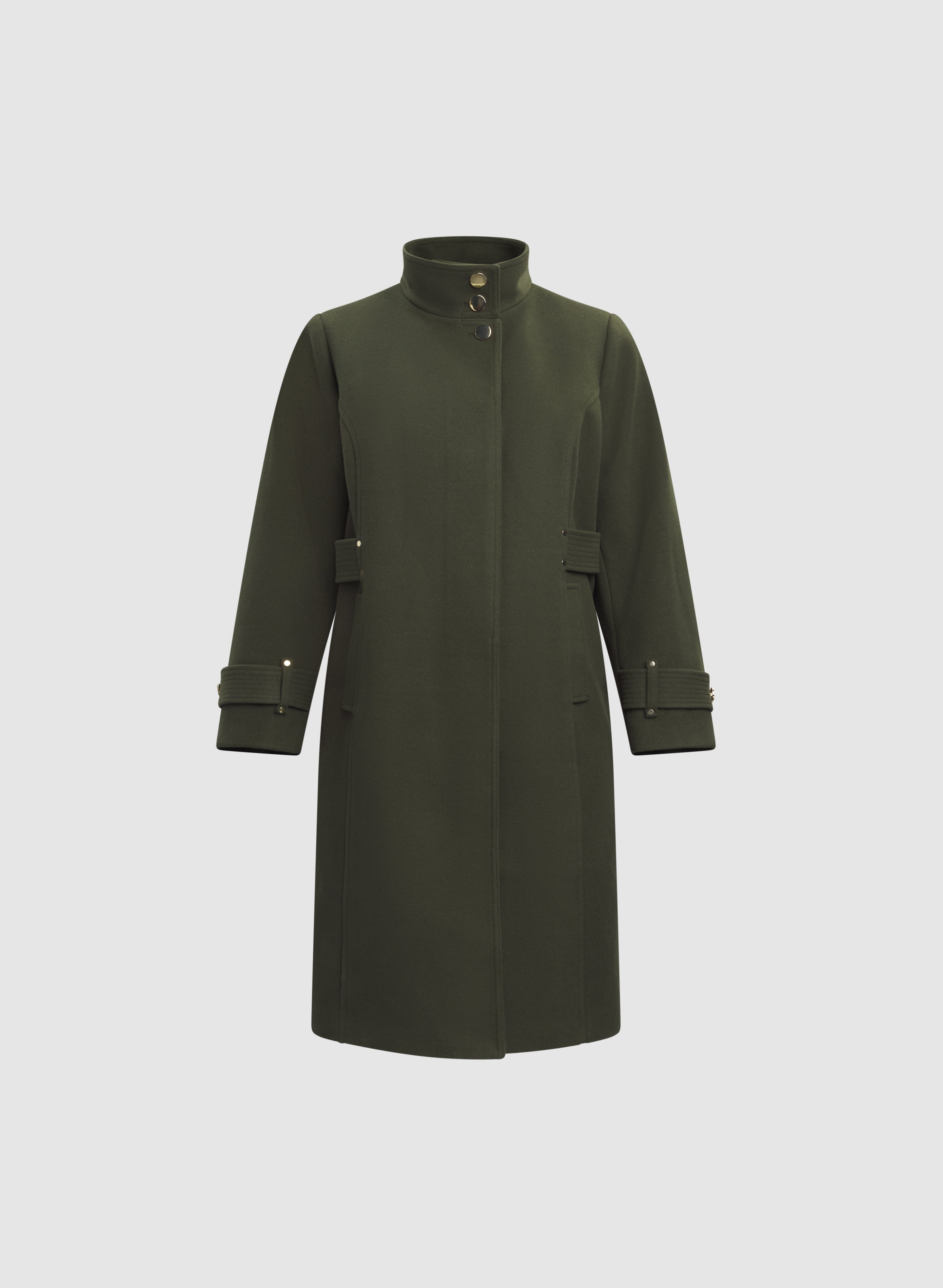 Long Button-Down Coat