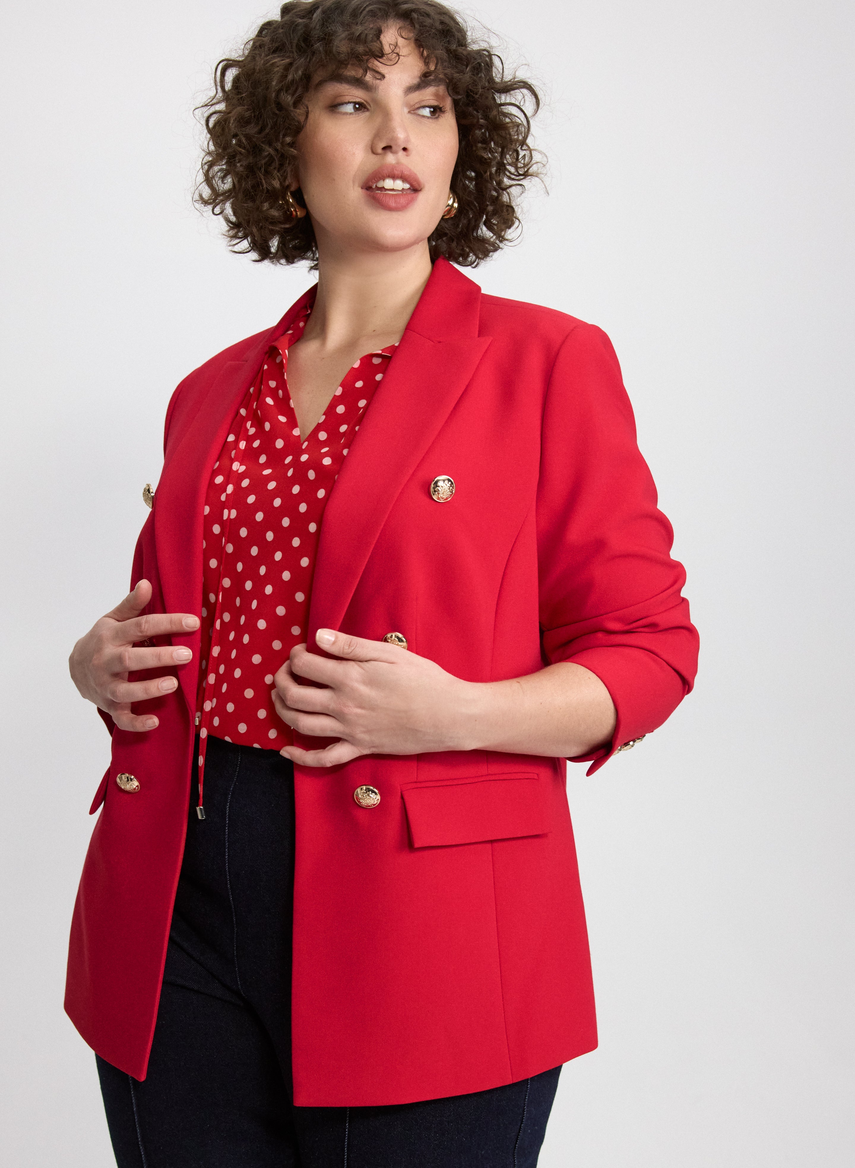 Peaked Lapel Jacket