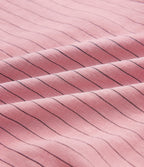 High Waisted Stripe Maxi Linen-Feel Skirt with Pockets