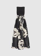 Floral Charmeuse Dress