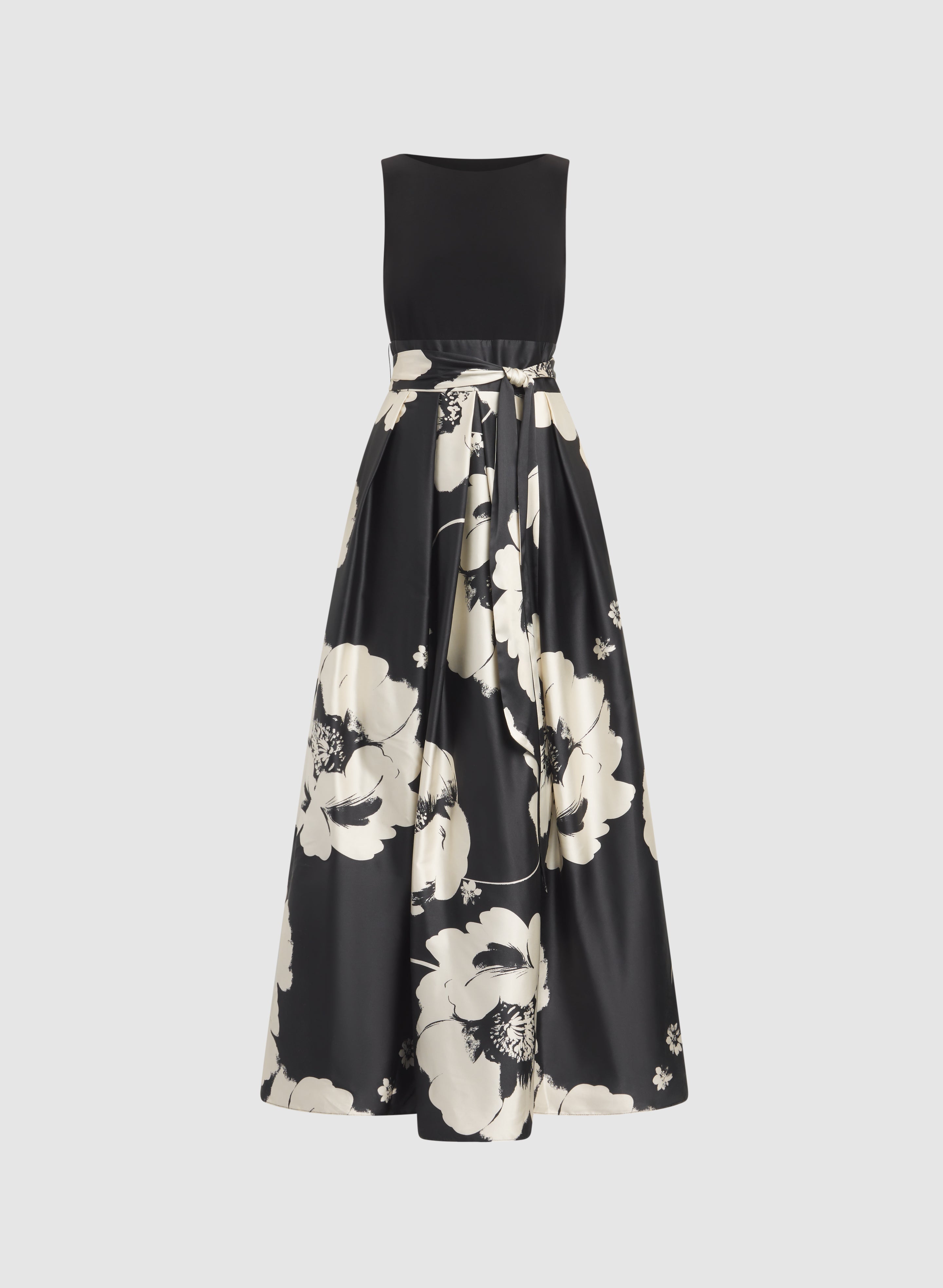 Floral Charmeuse Dress