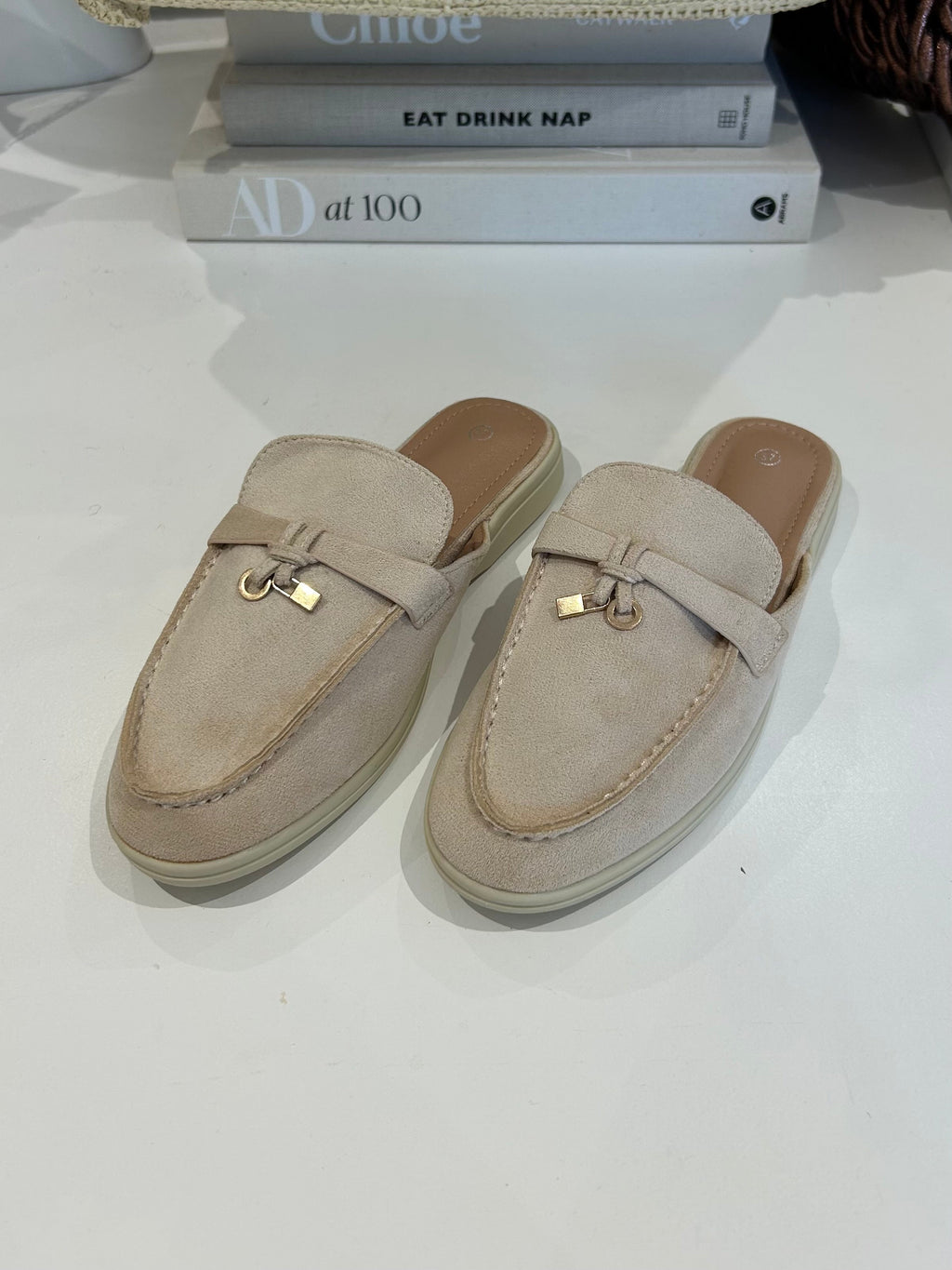 Gold Buckle Loafers (2 Colours)