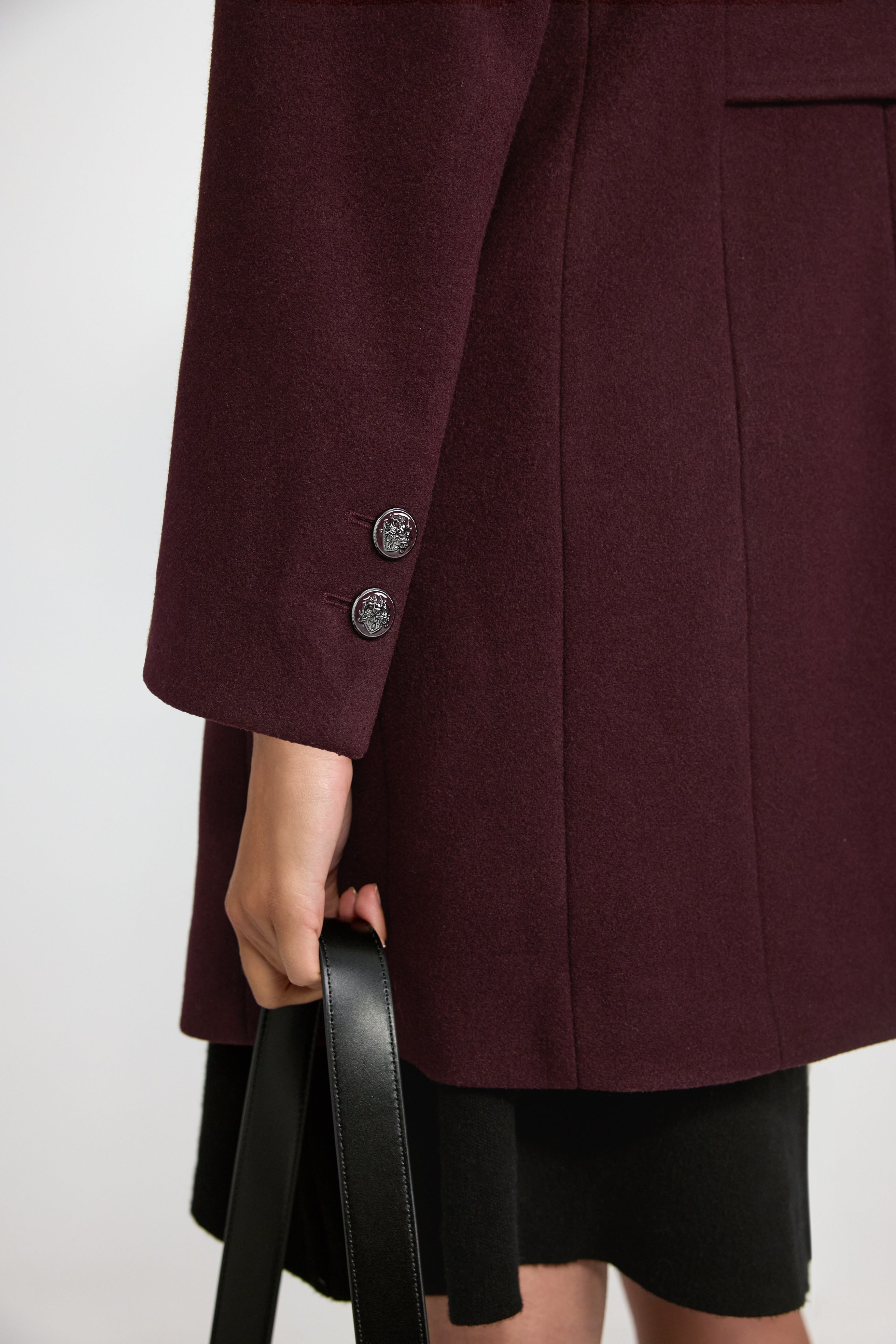Faux-Fur Collar Coat