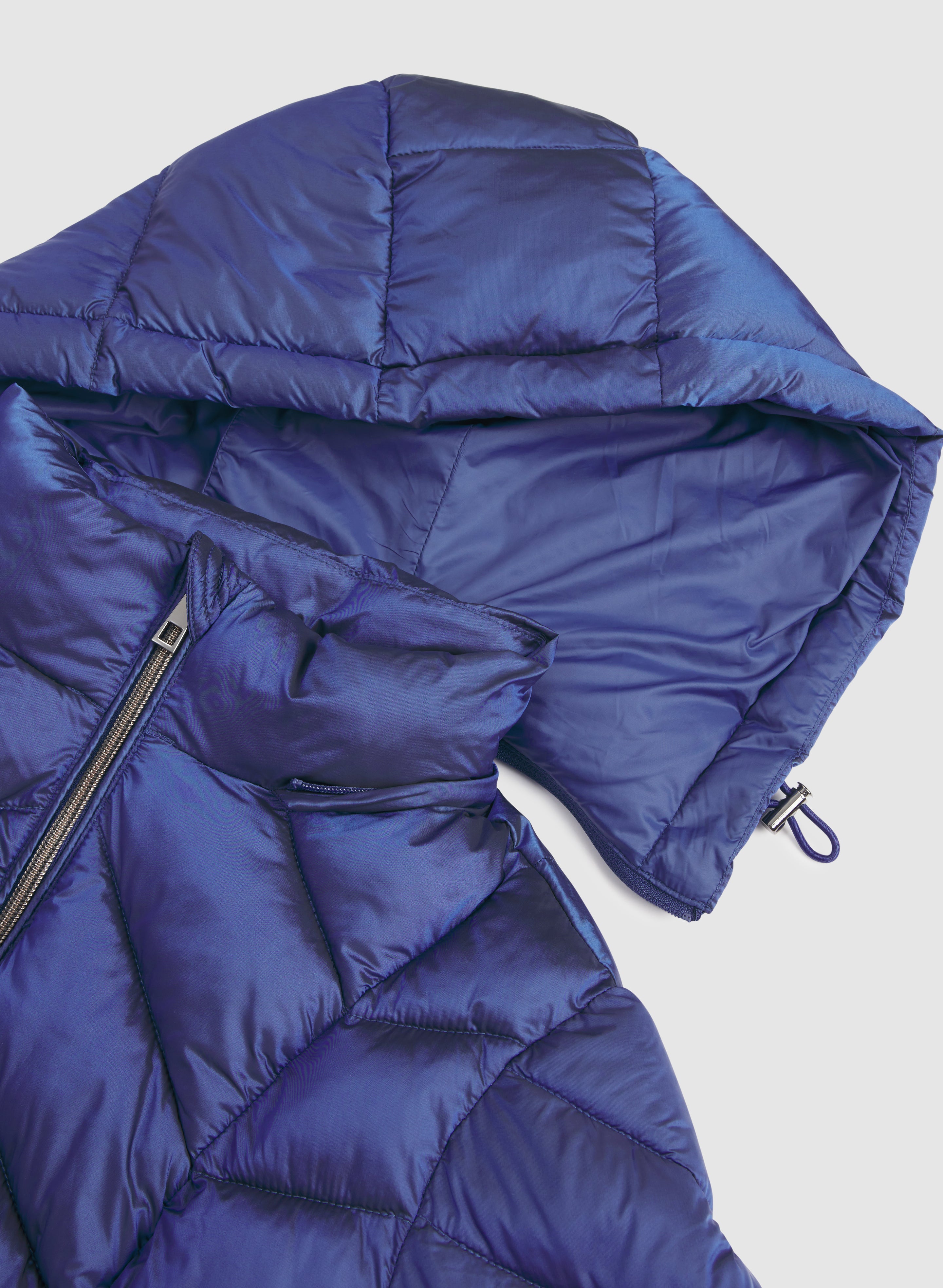 Metallic Chevron Quilted Jacket