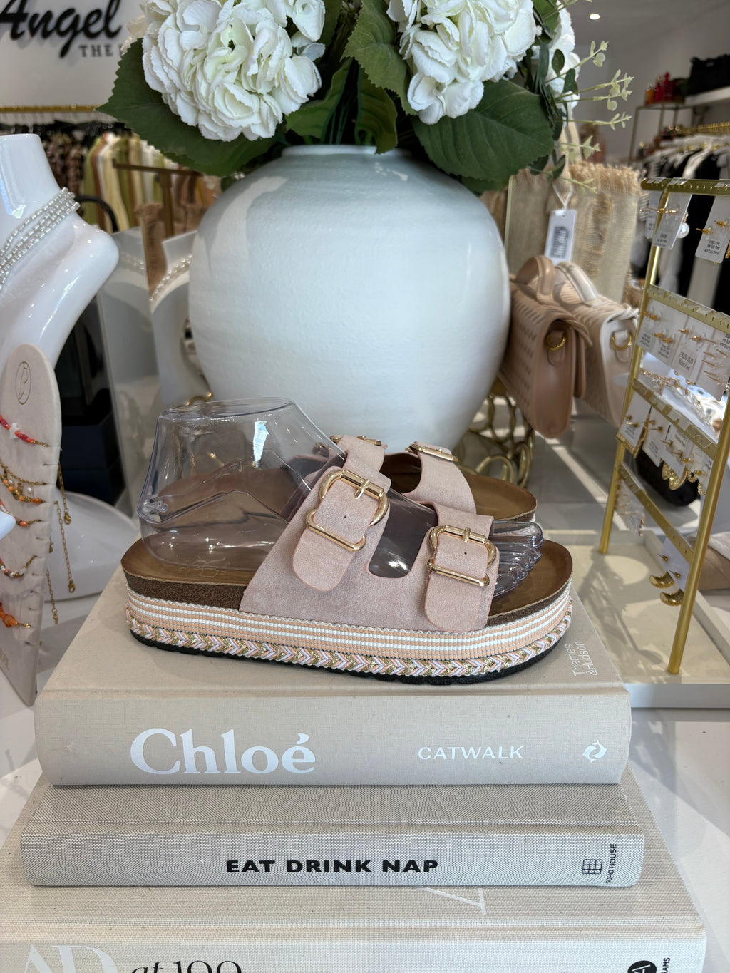 Double Buckle Platform Sandals (2 Colours)