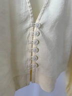 CAPRI - Cropped Shirt (Lemon)