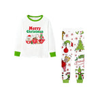 Holiday Family Christmas Pajamas Set With Playful Christmas Character Pattern Print