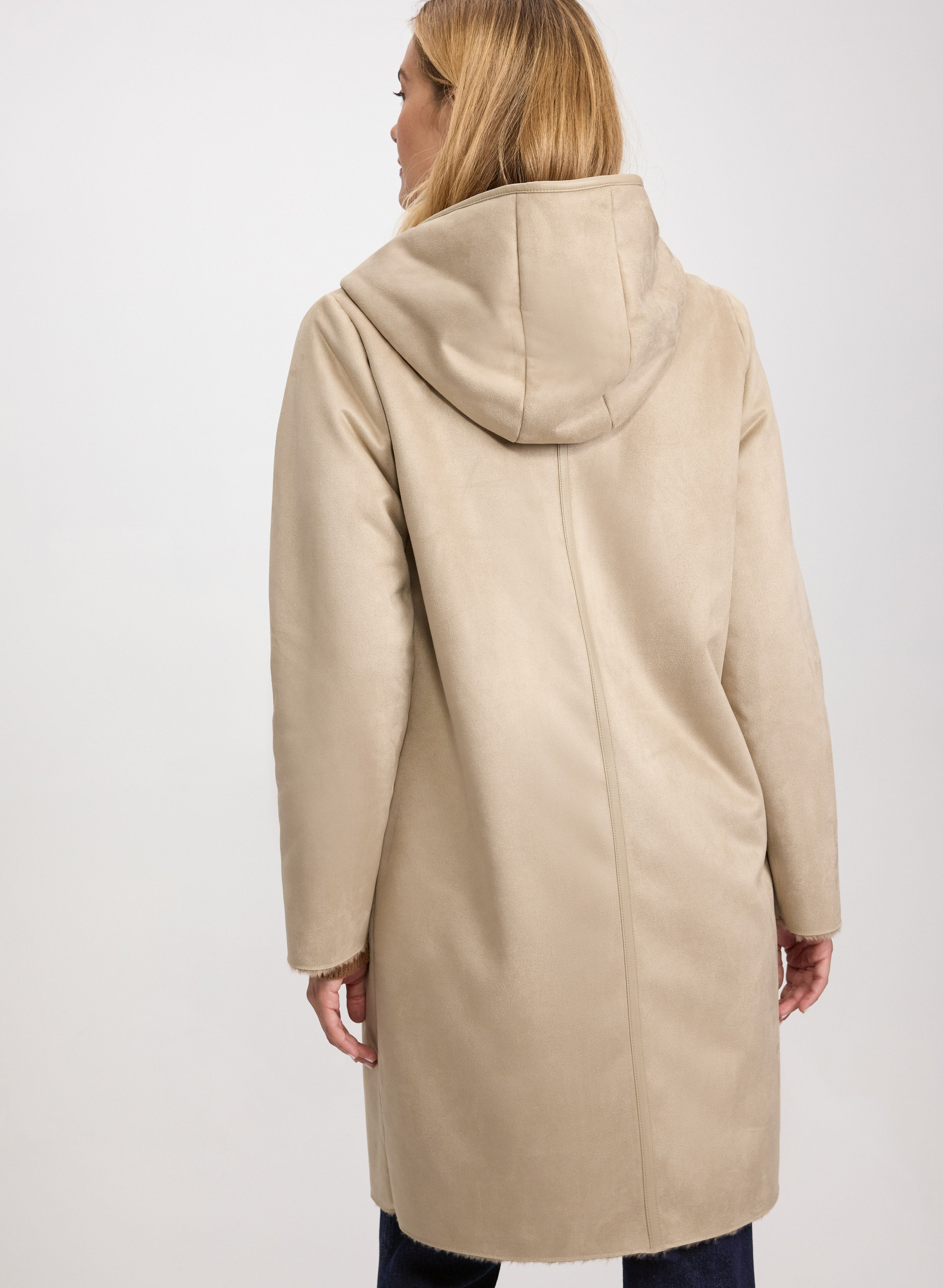 Faux-Shearling Coat