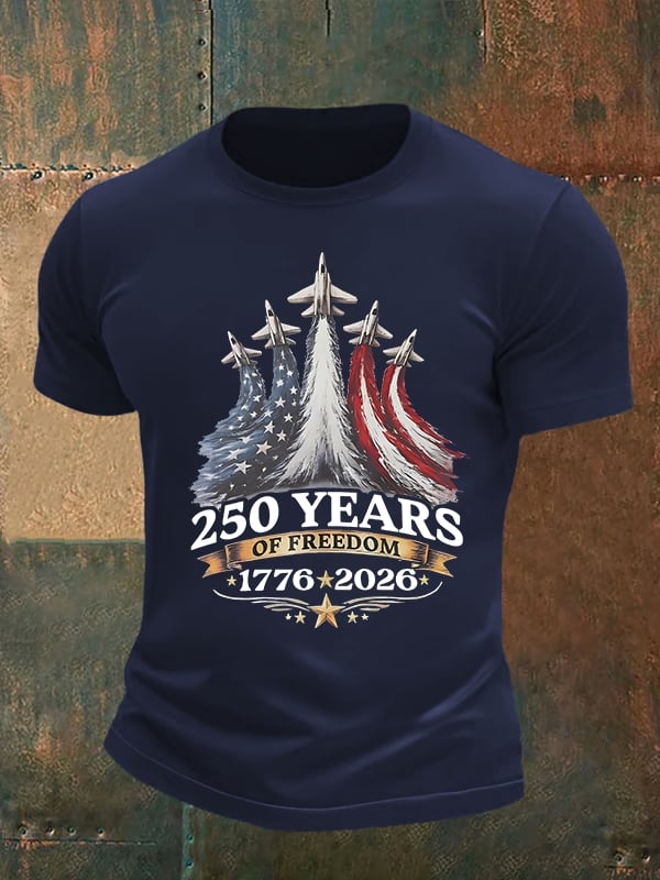 Men's   250 YEARS OF FREEDOM Print T-Shirt