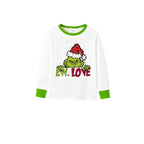Holiday Family Christmas Pajamas Set With Classic Xmas Character Pattern Design