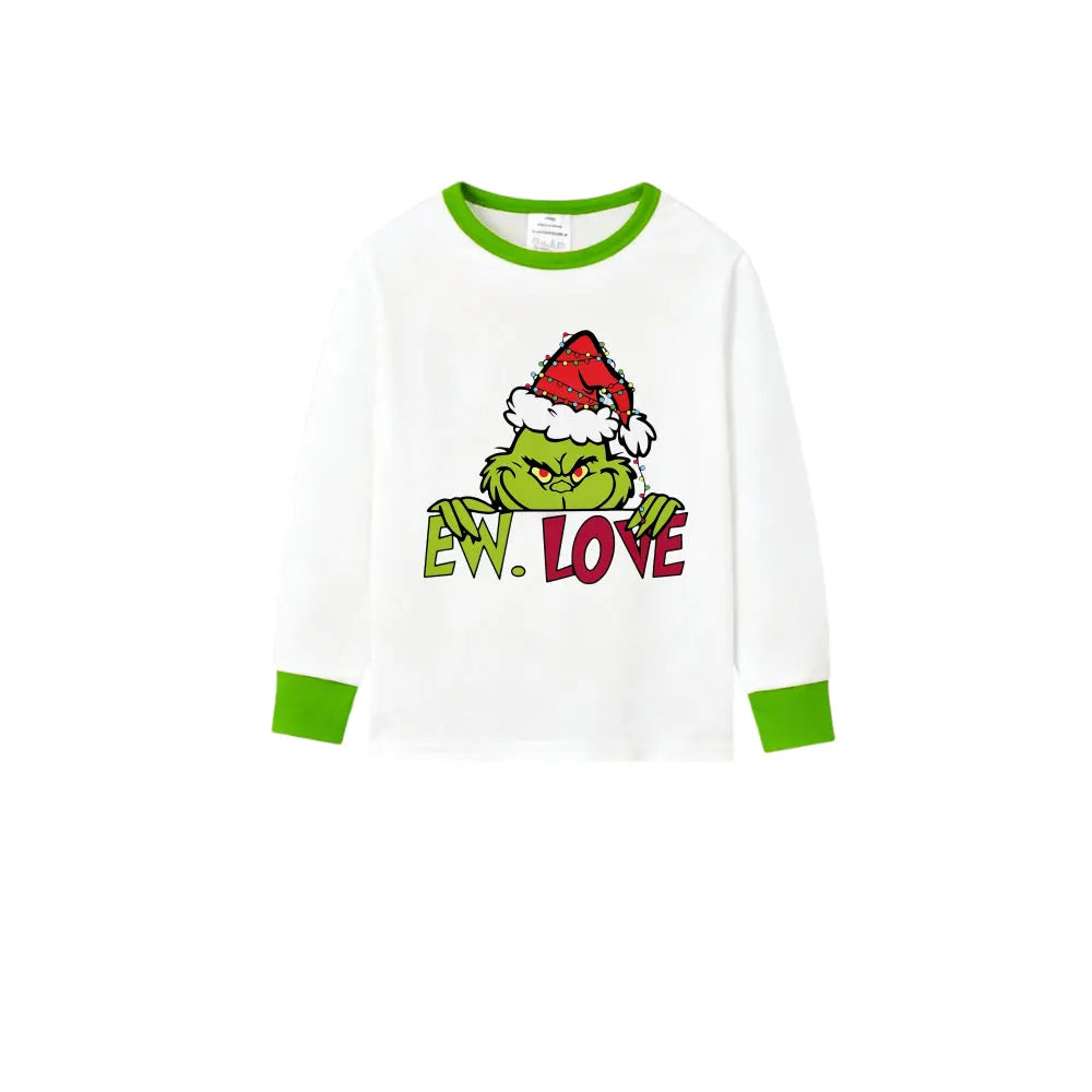 Holiday Family Christmas Pajamas Set With Classic Xmas Character Pattern Design