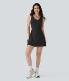 SoftlyZeroTM Airy Corset 2-in-1 Cool Touch Mini Tennis Active Tank Dress with Pockets-Easy Peezy Edition