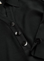 3/4 Sleeve A-Line Dress