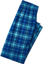 2025 Christmas Crew Making Memories Together Text Print Blue Long Sleeve Top With Blue Plaid Family Matching Pajamas