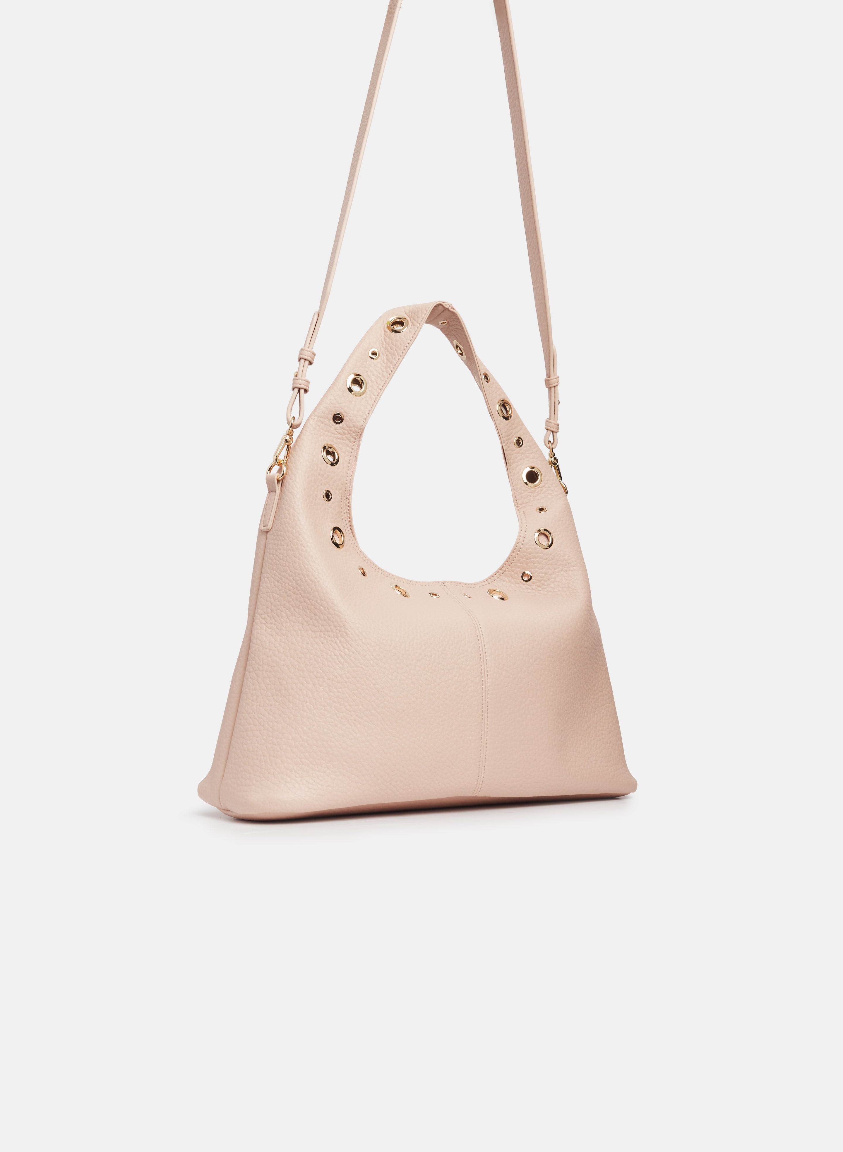 Grommet Embellished Bag