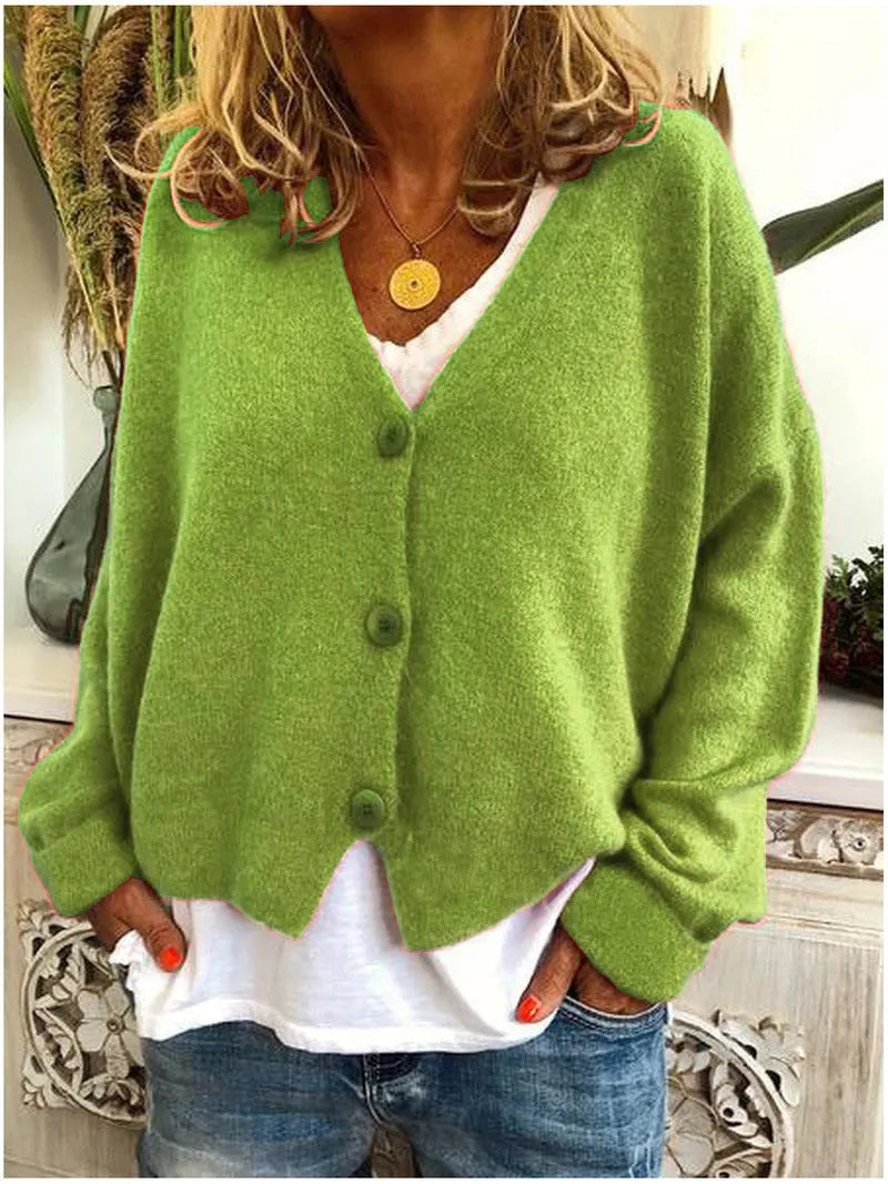 🔥ONLY 36 LEFT IN STOCK-WOMEN COTTON ROUND NECK WOOLEN LONG SLEEVE COAT