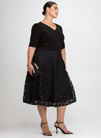 Rose Embroidered Dress