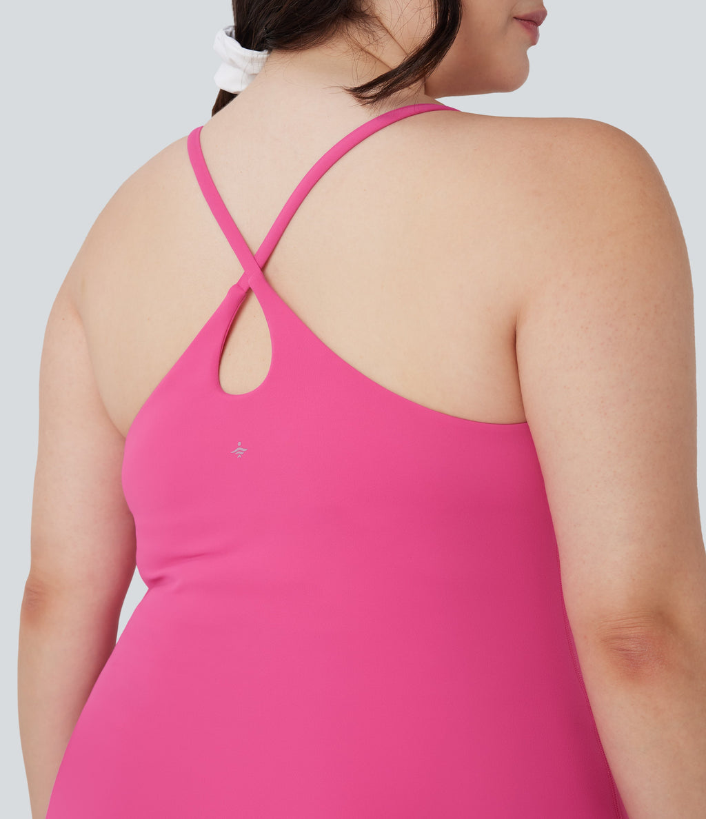 SoftlyZeroTM Plush Active Plus Size Dress-Longer Length-Easy Peezy Edition
